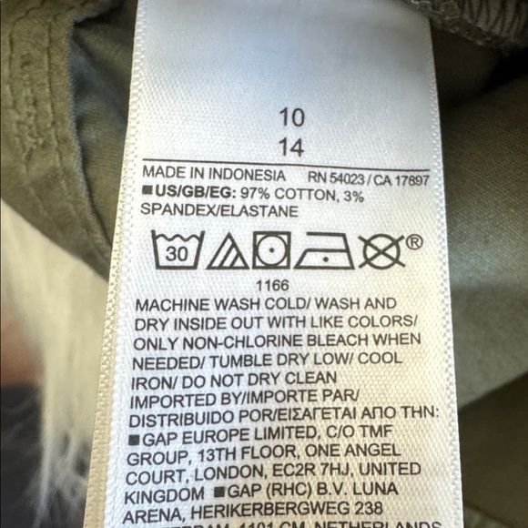 Gap Olive Green Cargo Pocket Mini Skirt Size 10 - Picture 12 of 14